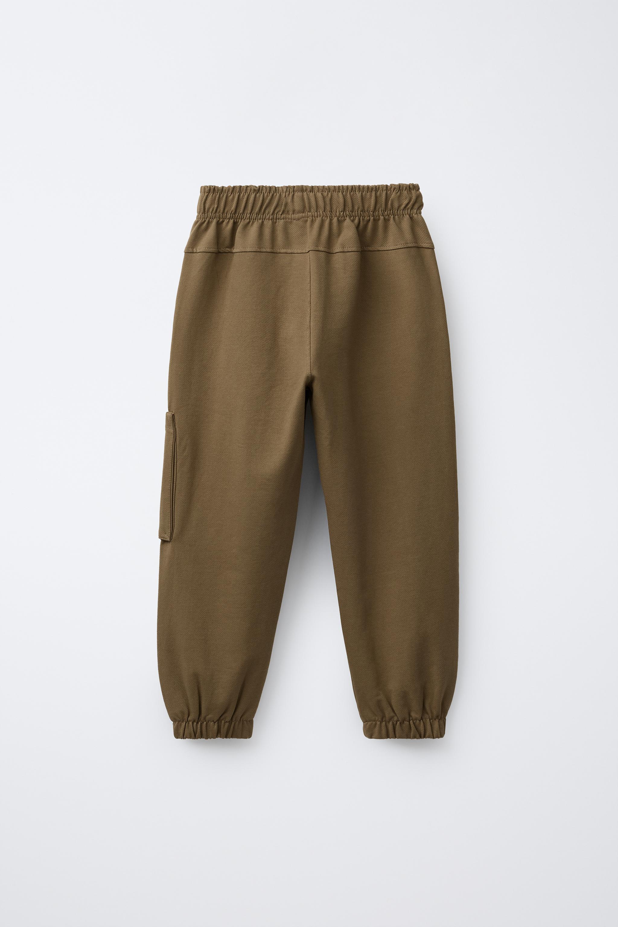 PLUSH CARGO JOGGER PANTS
